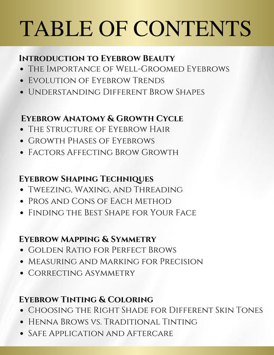 Eye Brow Beauty 101