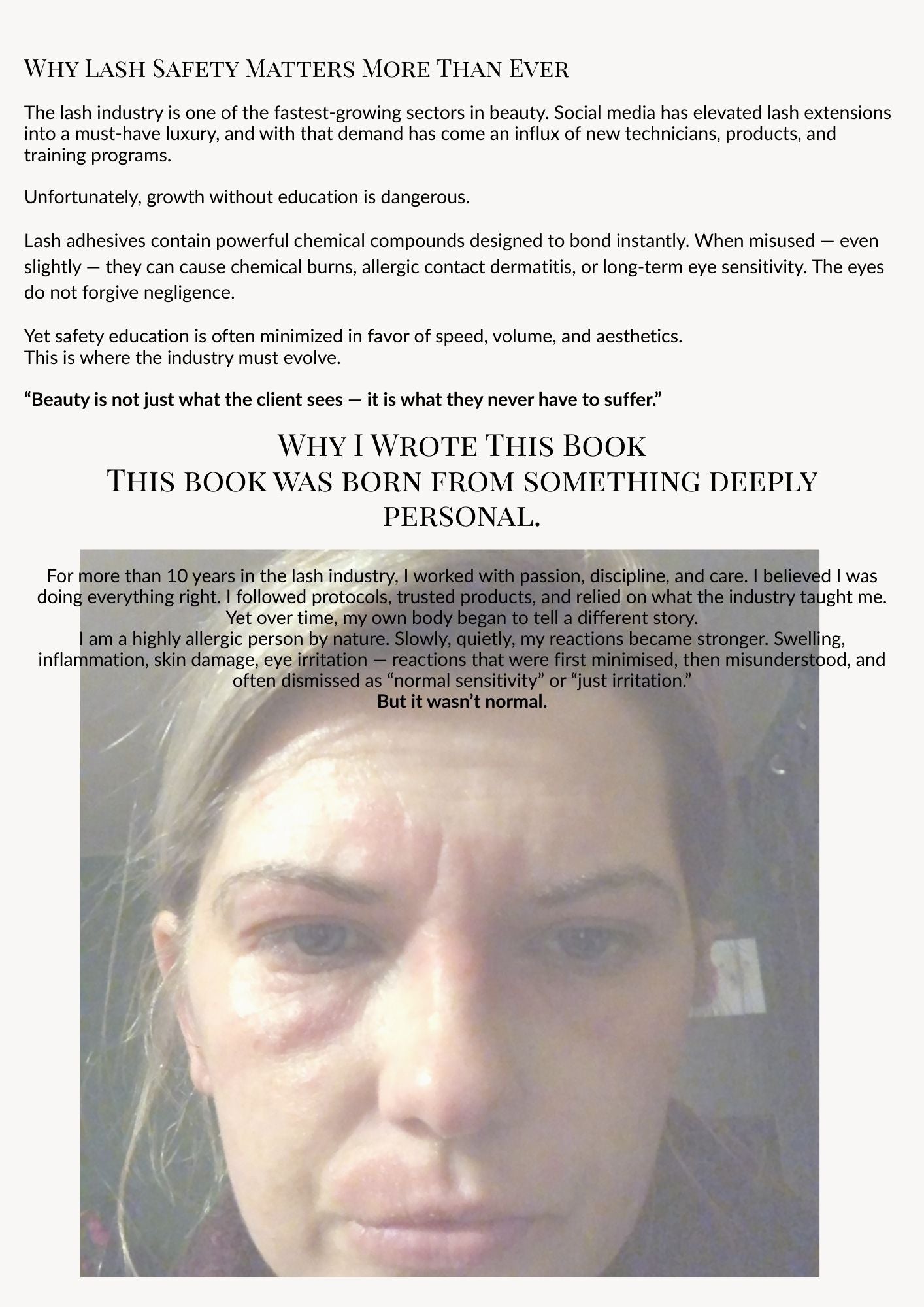 Advanced Lash Safety Ebook