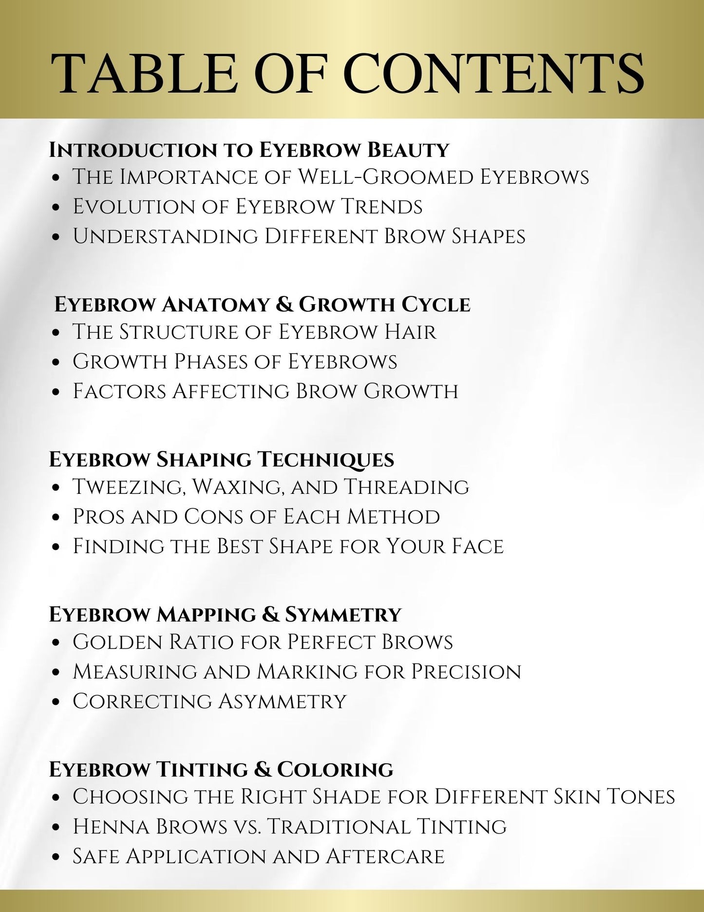 Eye Brow Beauty 101